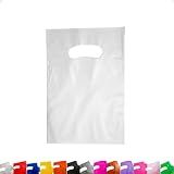 Sacola Plástica Alça Boca Vazada 20x30 Com 100 Unidades Branco