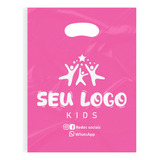 Sacola Plástica Personalizada Com Sua Logo 30x40-500 Unida