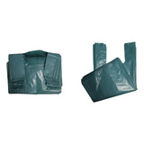 Sacola Plástica Reciclada Reforçada Verde 10kg 30x40 A 60x80
