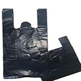 Sacola Plástica Reforçada 30x40cm Cor Preta Resistente Uso Diverso Embalagem Comércio Loja Sacolas Plásticas Recicladas Pacote 1 KG