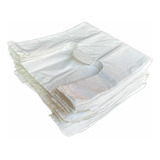 Sacola Plástica Virgem Branca 50x60 Com 1000 Unidades Slim 