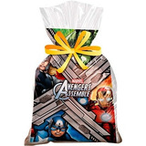 Sacola Surpresa P Lembrancinha Avengers 14cm X 27cm C 12 Un