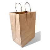 Sacolas Kraft Alça Delivery Restaurante 24x30x14 100 Unid 