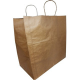 Sacolas Kraft Grande Delivery Marmitex 30x31x19 50 Unid