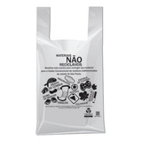Sacolas Plástica Biodegradáveis 48x55 Cinza