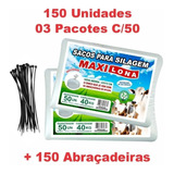 Sacos D Silagem Branco 51x110 200micras