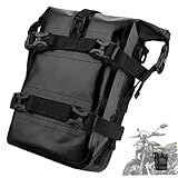 Sacos De Barra De Impacto De Motocicleta 5-8L Antiderrapante Impermeável PVC Bolsa Lateral Para Motocicleta Com Alça De Absorção De Choque- Acessórios De Motocicleta Para Armazenamento De Acessórios
