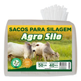 Sacos De Silagem Br 51x100 C lacres Agro Silo   100 Unid