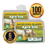 Sacos De Silagem Br 51x100 C lacres Agro Silo 100 Unid