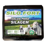 Sacos De Silagem Preto 51x110 200 Micras C 100 Unid