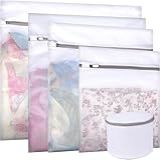 Sacos Para Lavar Roupas Máquina De Lavar Kit De 5 Saco Lavar Roupa Duráveis Para Roupas Delicadas Proteção Total Contra Danos E Desgaste Zíper Reforçado Perfeito Para Roupas Íntimas 