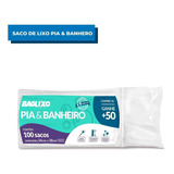 Sacos Para Lixo Pia Banheiro 34cm