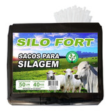 Sacos Para Silagem Prt 51x100 200 Micras C 50 Abraçadeiras
