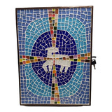Sacrário Em Madeira 30x40 Cordeiro Mosaico 
