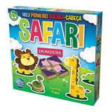 Safari Meu Primeiro Quebra cabeca 32 Pcs   Madeira