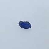 Safira 0 160 Cts Navete Natural 4x2 Mm Extra Azul Pedra Aa