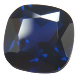 Safira Azul Cushion 10mmx10mm Pedras Preciosas Gemas 825