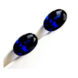 Safira Pedra Preciosa Safira Azul 6x4 Mm Preço Do Par 3067 L