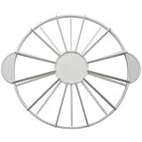 Safycaby Cortador De Porção De Bolo Marcador De Porção De Bolo Fatiador De Bolo Redondo Marcador De Porção De Bolo Dupla Face 10 Ou 12 Peças Branco 27 Cm 10 6 Cm De Diâmetro