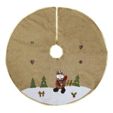 Saia Árvore De Natal Decoração Enfeite Luxo Natalino 90cm