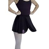 Saia Bale Preto Bailarina Ballet Jazz Infantil Tamanho GG Helanca