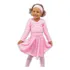 Saia Ballet Infantil Rosa De Cós E Elástico Com Rede Grátis