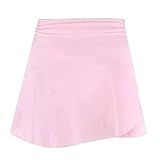 Saia Ballet Infantil Transpassada Amarrar Jersey Tam M Rosa