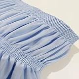 Saia Box Cama Casal King Size Elástico Ajustável Quarto Elegância AZUL CLARO 