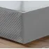 Saia Box Cama Casal Matelado Ultrassônico Cor Cinza