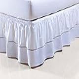 Saia Box P Colchão Viúva 1 20x2 03x30 100 Algodao 2 Elástico BRANCO