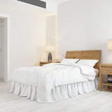 Saia Cama Box Casal Queen Microfibra 2 03 X 1 93 X 0 30