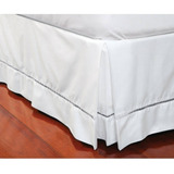 Saia Cama Box Solteiro King Americano 2x1 Ponto Palito