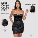 Saia Cargo De Couro