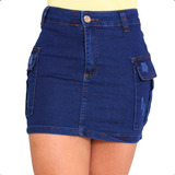 Saia Cargo Feminina Cintura