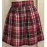 Saia Colegial Infantil Xadrez Vermelho/preto Calegari