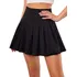 Saia Colegial Pregueada Lisa Preta   Cosplay   Lolita