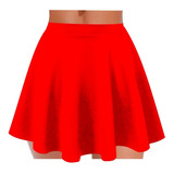 Saia Curta Rodada Godê Roupa Feminina Plus Size Viscolycra