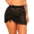 Saia Curta Saida Praia Feminina Cordao Ajustavel Moda Trico