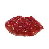 Saia De Tule 30cm Cores Variadas Tamanho Unico (vermelho)