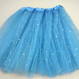 Saia De Tule Adulto Tutu Com Brilho Glitter Carnaval 40 Cm