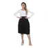 Saia Elanca Plissada Midi Social Moda Evangélica Top
