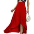 Saia Envelope Longa Transpassada De Amarrar Moda Blogueira