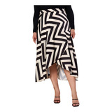 Saia Envelope Transpassada Moda
