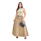 Saia Feminina Alfaiataria Plus