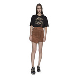 Saia Feminina Ellus Suede