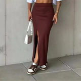 Saia Feminina Longa Cintura