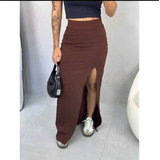 Saia Feminina Longa Cintura
