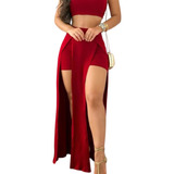 Saia Feminina Longa Com
