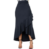 Saia Feminina Longa Envelope