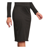 Saia Feminina Midi Plus
